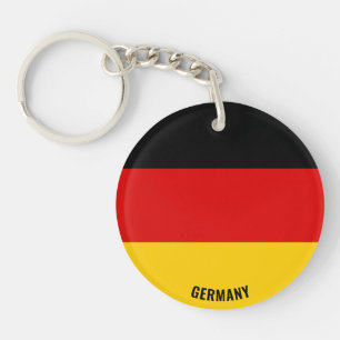 Porte-clefs Allemagne Drapeau charmant patriotique