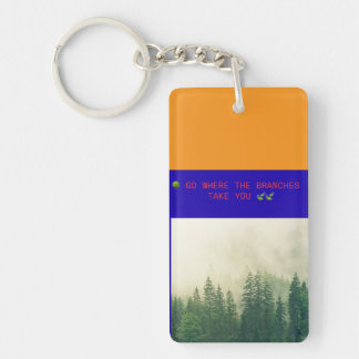 PORTE-CLEFS 🌳 ALLEZ OU LES BRANCHES VOUS MÈNENT 🍃