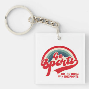 Porte-clefs Allez Sports Faites La Chose Gagnez Les Points