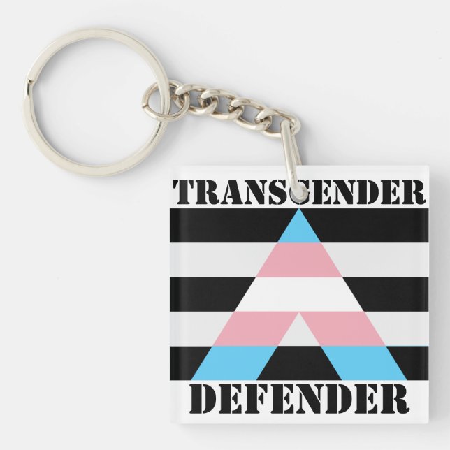 Porte-clefs Allié de défenseur de transsexuel (Devant)