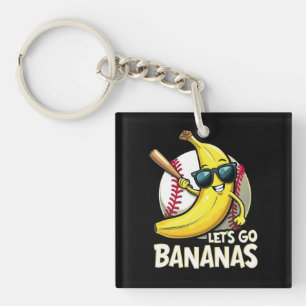 Porte-clefs Allons-y Bananes Amusants Bananiers
