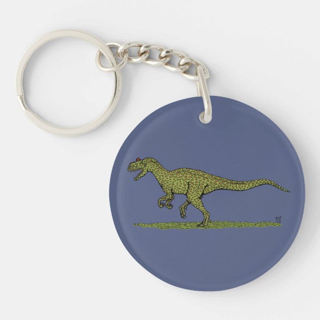 Porte-clefs Allosaurus de Dinosaure Jurassique (Devant)