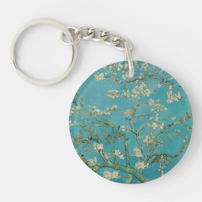 Porte-clefs Almond Blossom, Oil Painting, Vincent Van Gogh (Devant)