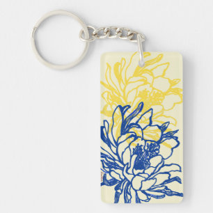 Porte-clefs Aloha porte - clé avec des fleurs de cierge