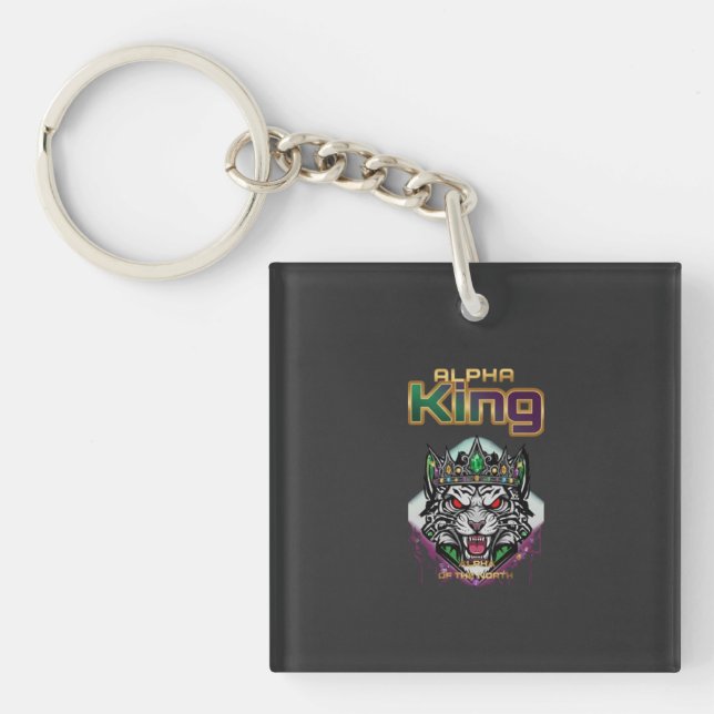 Porte-clefs Alpha king (Devant)