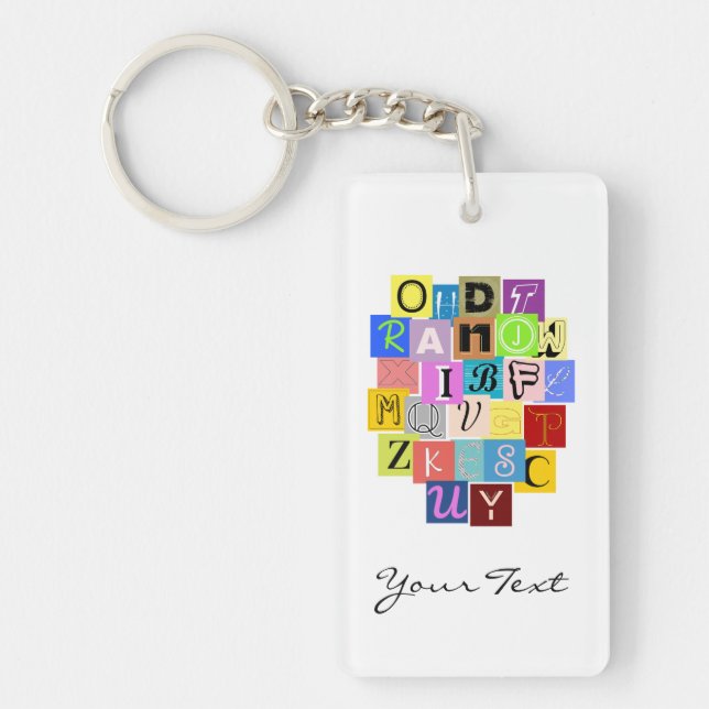 Porte-clefs Alphabet (Devant)