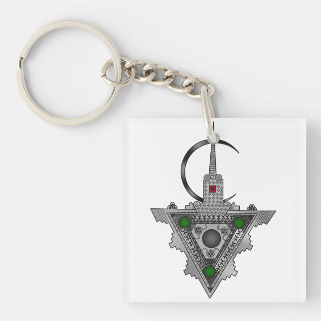 Porte-clefs Amazigh Tazerzit (Devant)