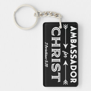 Porte-clefs Ambassadeur pour la Slogan des Ecritures du Christ