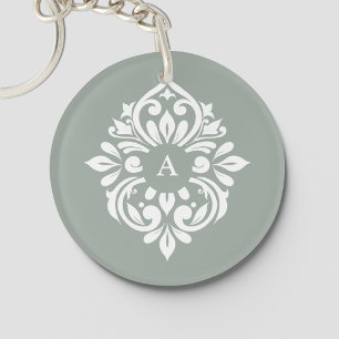 Porte-clefs Ambiance Damas (Olive pâle)