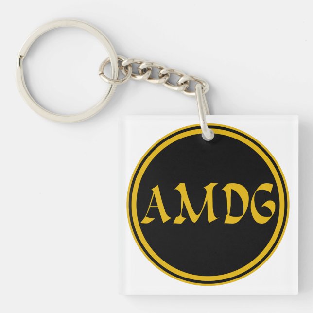 PORTE-CLEFS AMDG (Devant)