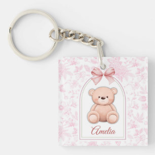 Porte-clefs Amelia   Conception personnalisée d'ours en peluch