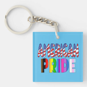Porte-clefs American Pride - LGBTQ+ America Pride Month July 4
