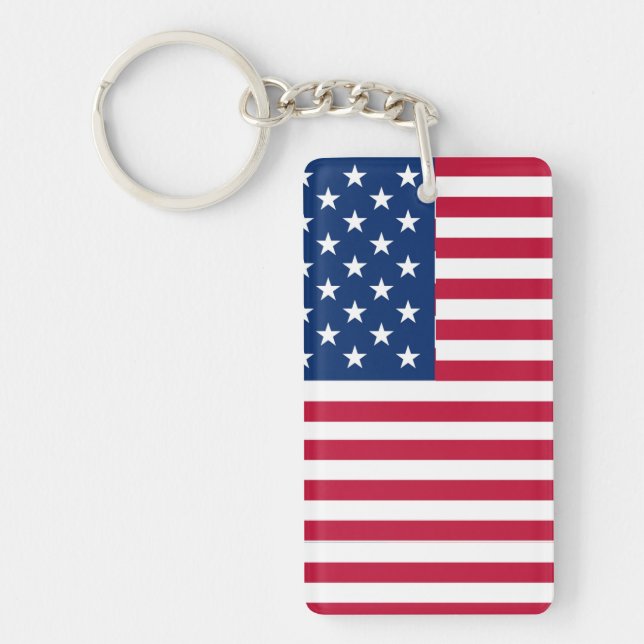 Porte-clefs American USA Flag Pride Design-76353 (Devant)