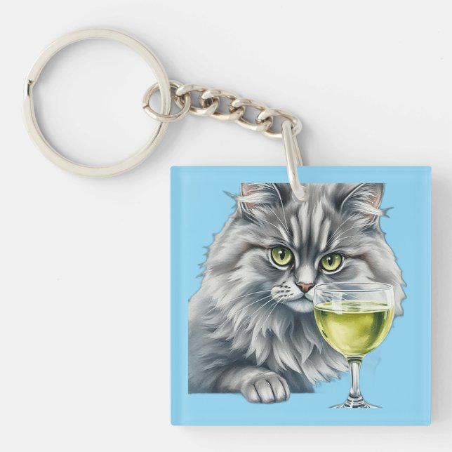 Porte-clefs Ami Fluffy et Absinthe (Devant)