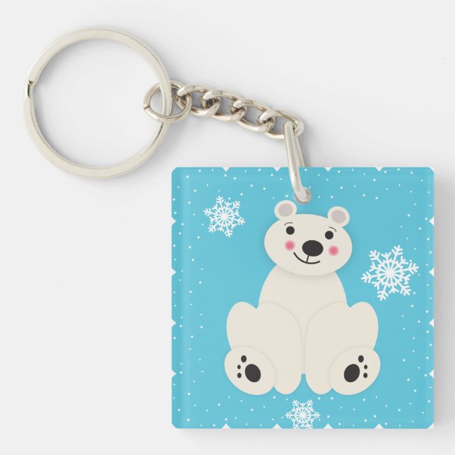 Porte-clefs Amie polaire (Devant)