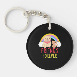 Porte-clefs Amis De Chien Et De Chat Pour Toujours