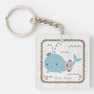Porte-clefs Amis nautiques - Baleine