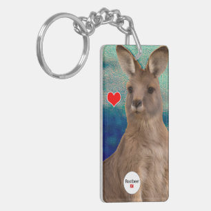 Porte-clefs Amour animal - Kangaroo Love