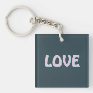 PORTE-CLEFS AMOUR CADEAU SIMPLE FEMMES PETITE AMIE AMIE
