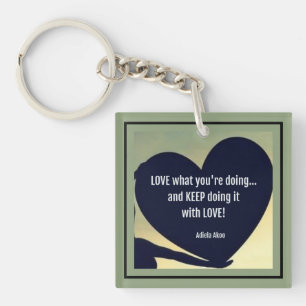 Porte-clefs AMOUR Ce que vous faites Porte - clé par Adiela Ak