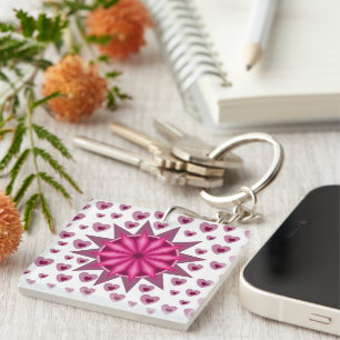PORTE-CLEFS AMOUR COEUR VALENTINE ANNIVERSAIRE MARIAGE CADEAU