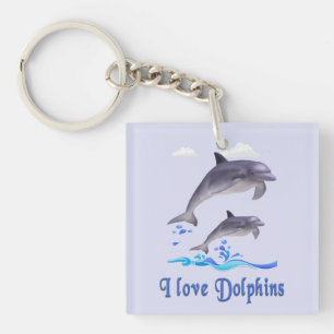 Porte-clefs Amour de dauphin