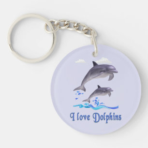 Porte-clefs Amour de dauphin