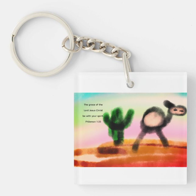 Porte-clefs amour de jésus  (Devant)