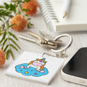 Porte-clefs Amour de licorne
