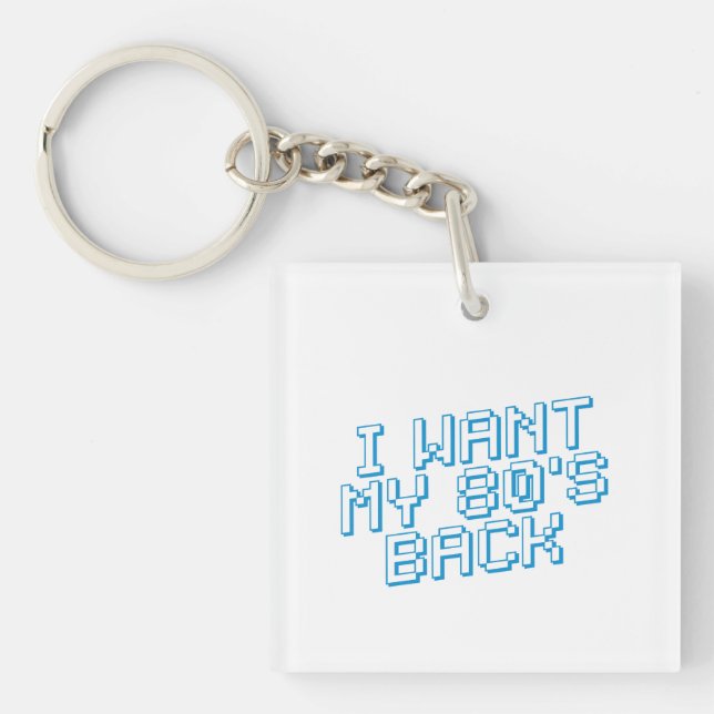 Porte-clefs Amour des années 80 (Devant)