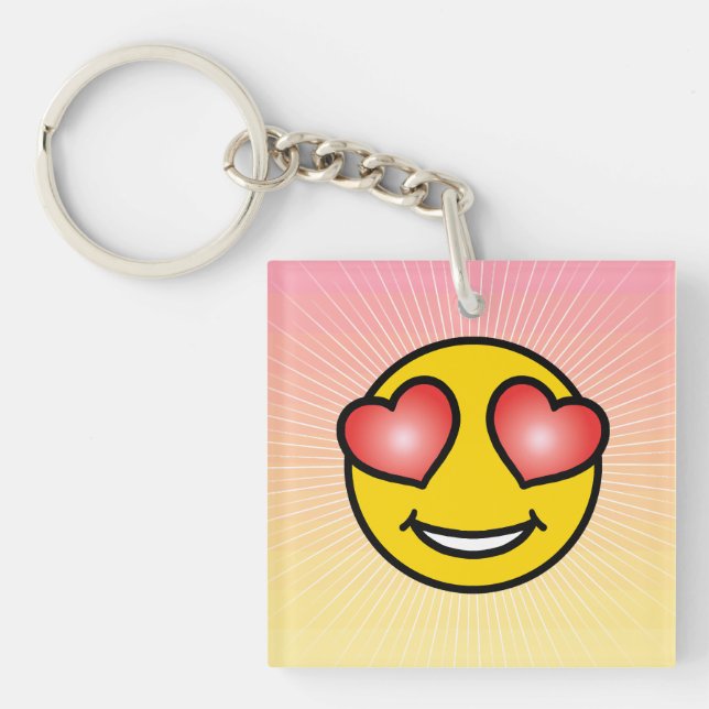 Porte-clefs Amour Emoji (Devant)