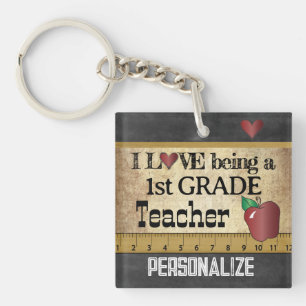 Porte-clefs Amour Etre un enseignant de 1ère année