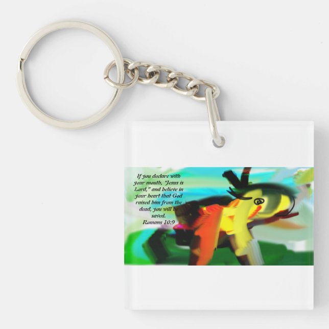 Porte-clefs amour jésus (Devant)