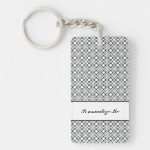 Porte-clefs Amour Papillon Dentelle Noire 1 Personnalisé