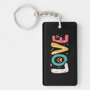 Porte-clefs AMOUR Patte – Typographie Artistique pour Amoureux