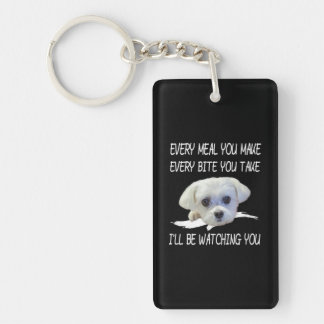 Porte-clefs Amoureux de les chiens| Mignons Maltais Chaque Rep