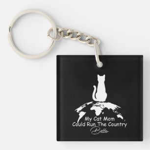 Porte-clefs Amoureux des chats Mon Chat Maman Pourrait Mieux G