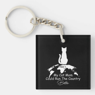Porte-clefs Amoureux des chats Mon Chat Maman Pourrait Mieux G