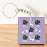 Porte-clefs Amoureux des chiens photo pour animaux de compagni<br><div class="desc">Ce "Personalized Pet Photo Amoureux des chiens Instagram Porte - clé" est l'accessoire parfait pour les amateurs de familiers. Montrez votre amour pour votre ami furry en téléchargeant une photo préférée, encadrée dans un design de style Instagram. Compact et élégant, ce porte - clé vous permet de porter une mémoire...</div>