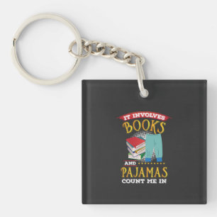 Porte-clefs Amoureux des livres - Livres et pyjamas