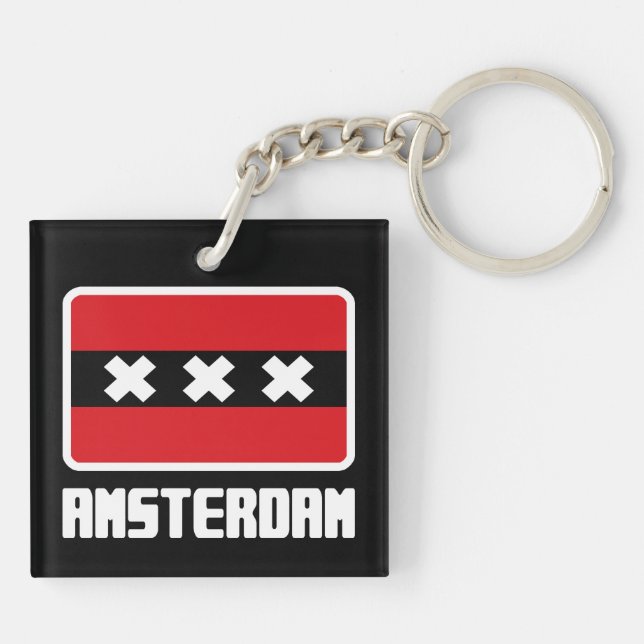 Porte-clefs Amsterdam (Dos)