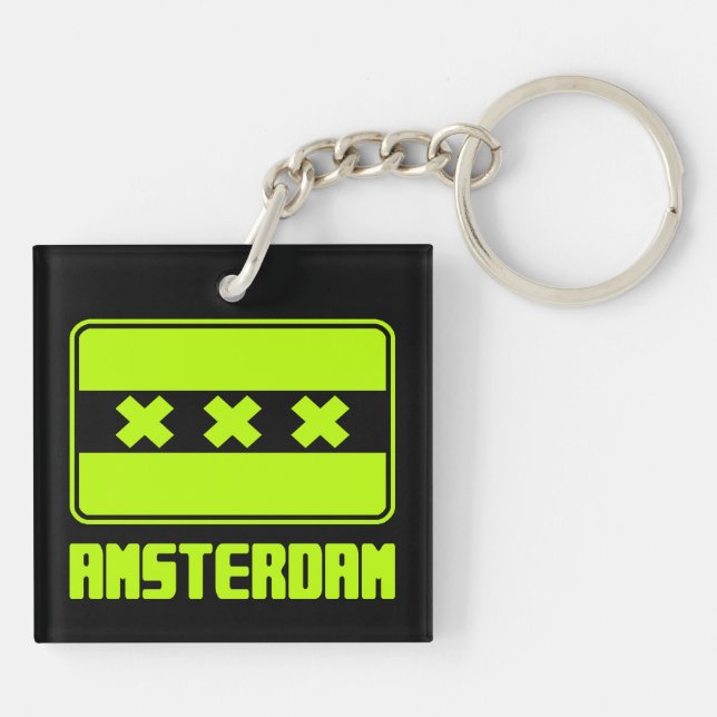 Porte-clefs Amsterdam (Dos)