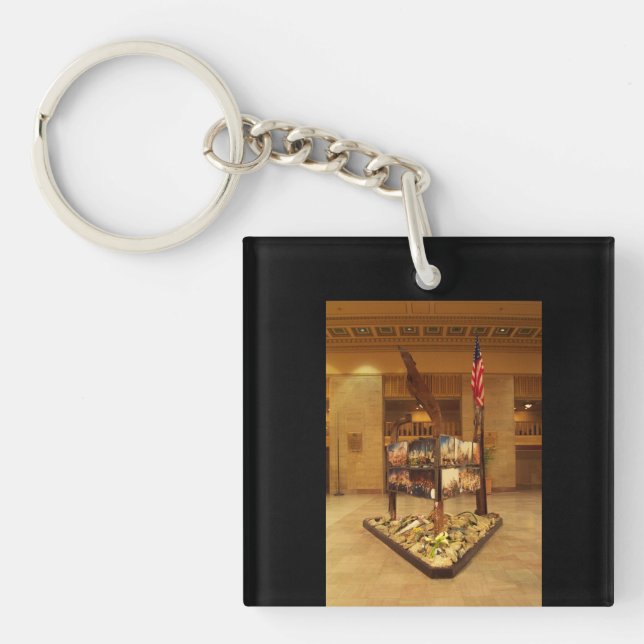 Porte-clefs Amtrak Railroad 911 Memorial    MonumentKeychain (Devant)