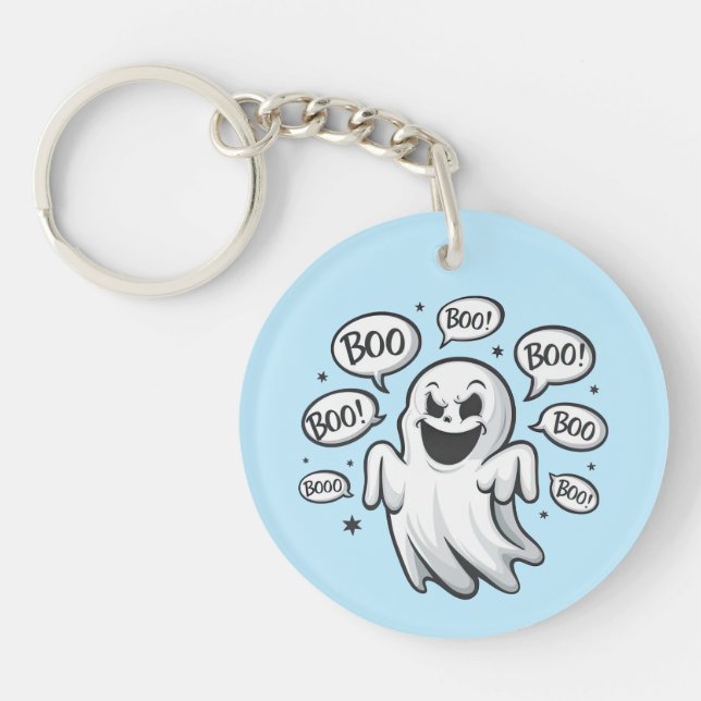 Porte-clefs Amusant fantôme de Boo (Devant)