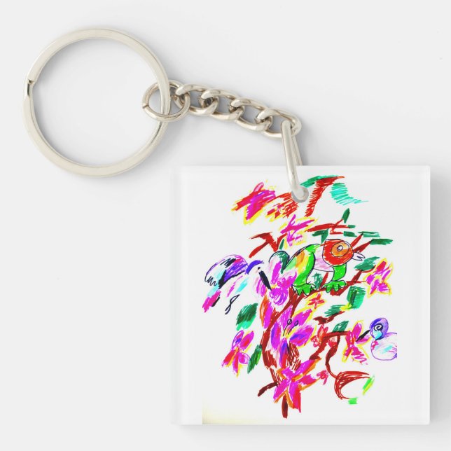Porte-clefs Amusement de la forêt tropicale  (Devant)