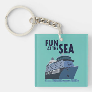 Porte-clefs Amusement sur le bateau de croisière en mer