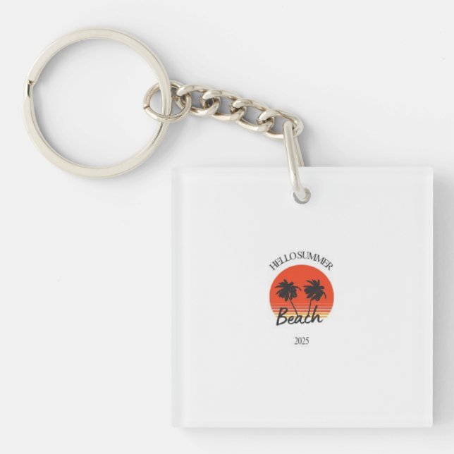 Porte-clefs amusements d'été 2025 (Devant)