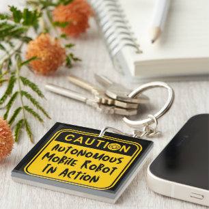 Porte-clefs Amusing Autonomous Mobile Robot in Action