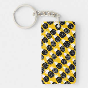 Porte-clefs Ananas noir