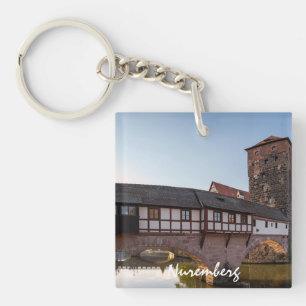 Porte-clefs Ancien pont médiéval à Nuremberg, Allemagne